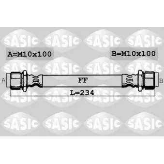 Flexible de frein SASIC SBH6366