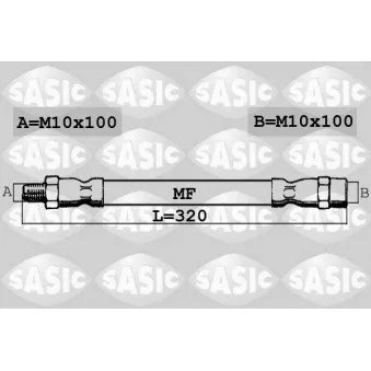Flexible de frein SASIC SBH6379