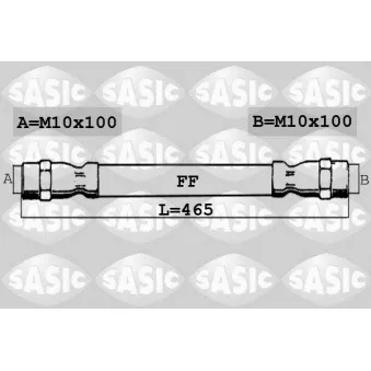 Flexible de frein SASIC SBH6389