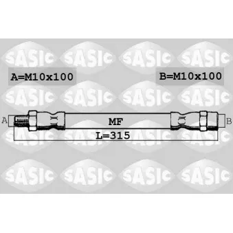 Flexible de frein SASIC SBH6390