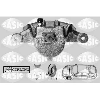Étrier de frein avant gauche SASIC SCA6136