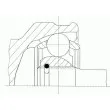 Embout de cardan avant (kit de réparation) SPIDAN 36068 - Visuel 2