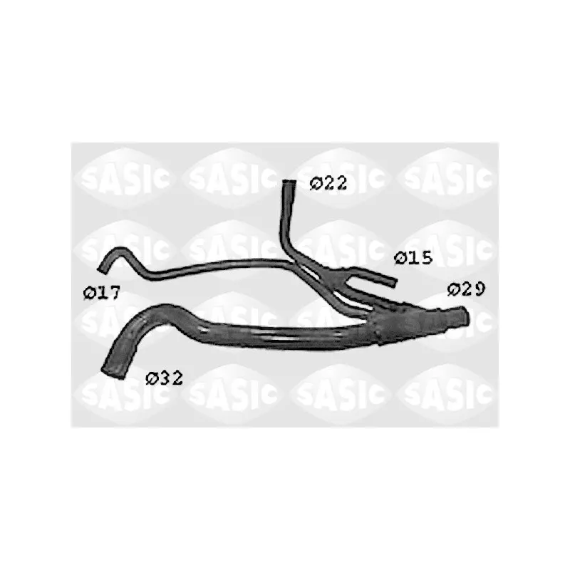 Durite de radiateur SASIC SWH4300