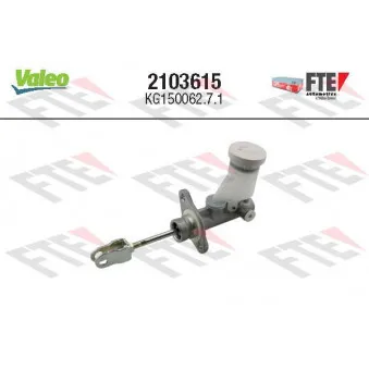Cylindre émetteur, embrayage FTE 2103615