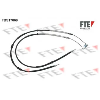Tirette à câble, frein de stationnement FTE FBS17069