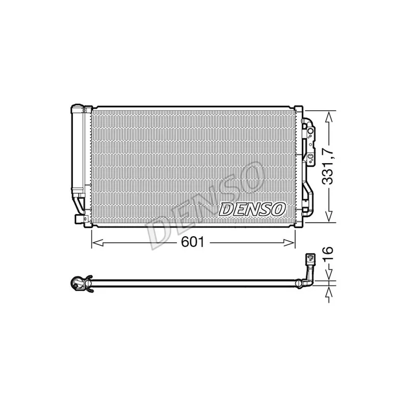 Condenseur, climatisation DENSO DCN05035