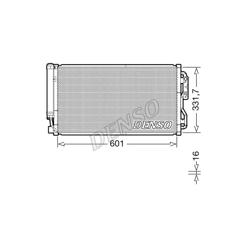 Condenseur, climatisation DENSO DCN05105