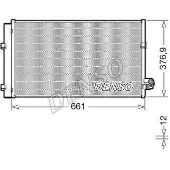 Condenseur, climatisation DENSO DCN05106
