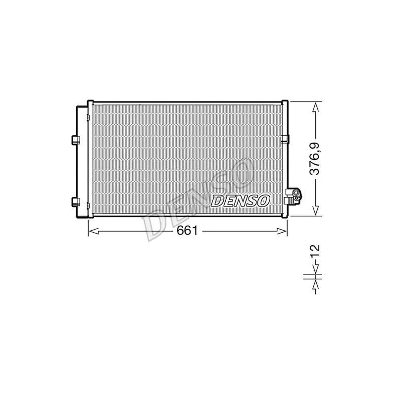 Condenseur, climatisation DENSO DCN05106