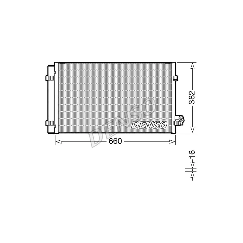 Condenseur, climatisation DENSO DCN05107