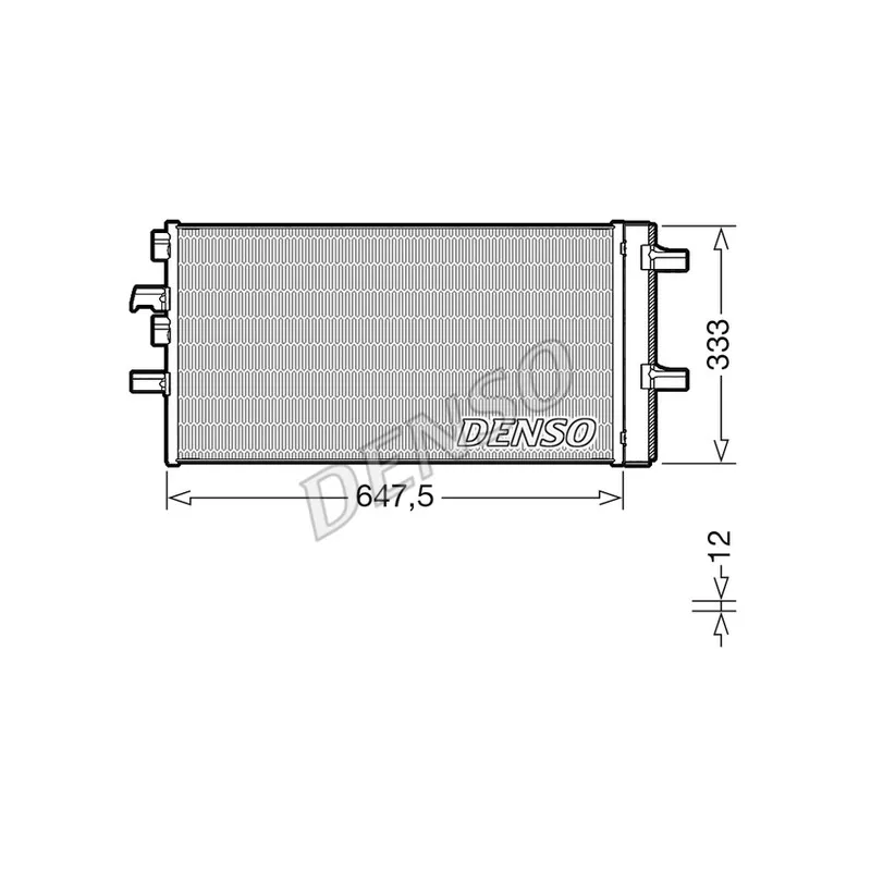 Condenseur, climatisation DENSO DCN05108