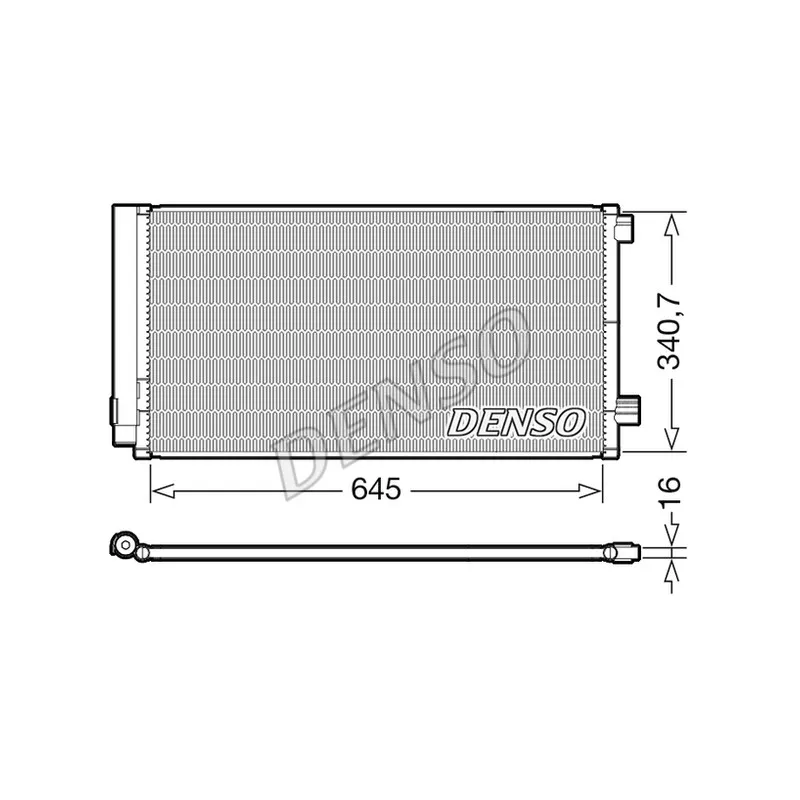 Condenseur, climatisation DENSO DCN06020