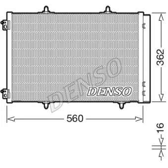 Condenseur, climatisation DENSO DCN07061