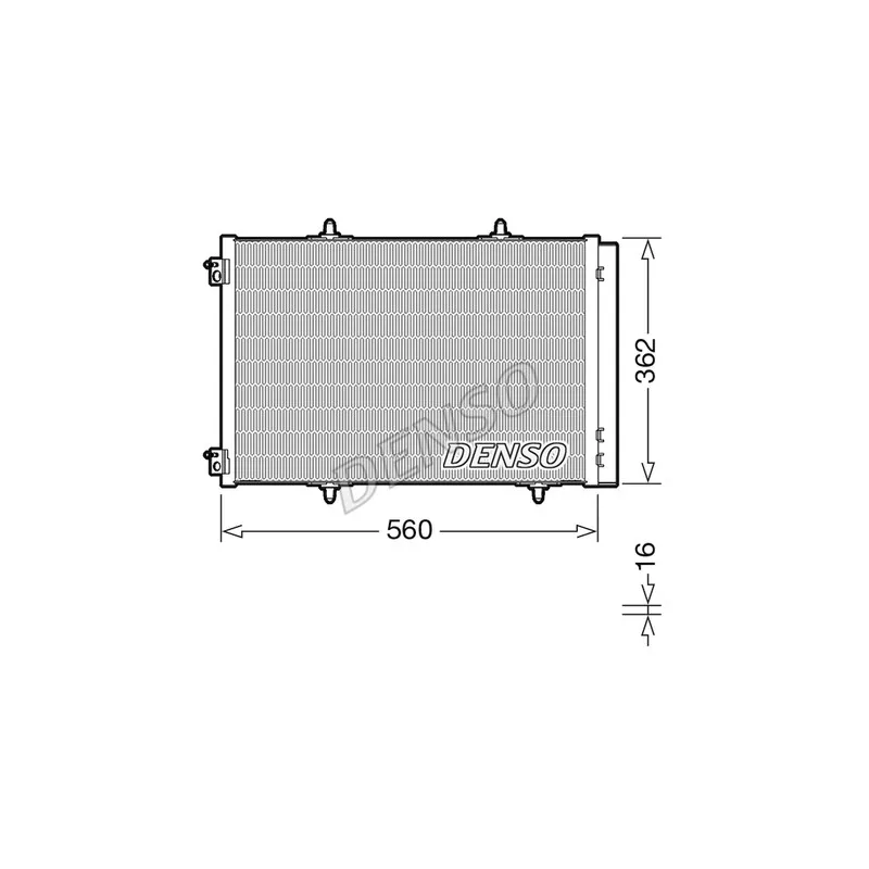 Condenseur, climatisation DENSO DCN07061