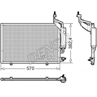 Condenseur, climatisation DENSO DCN10050