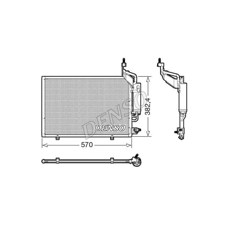 Condenseur, climatisation DENSO DCN10050
