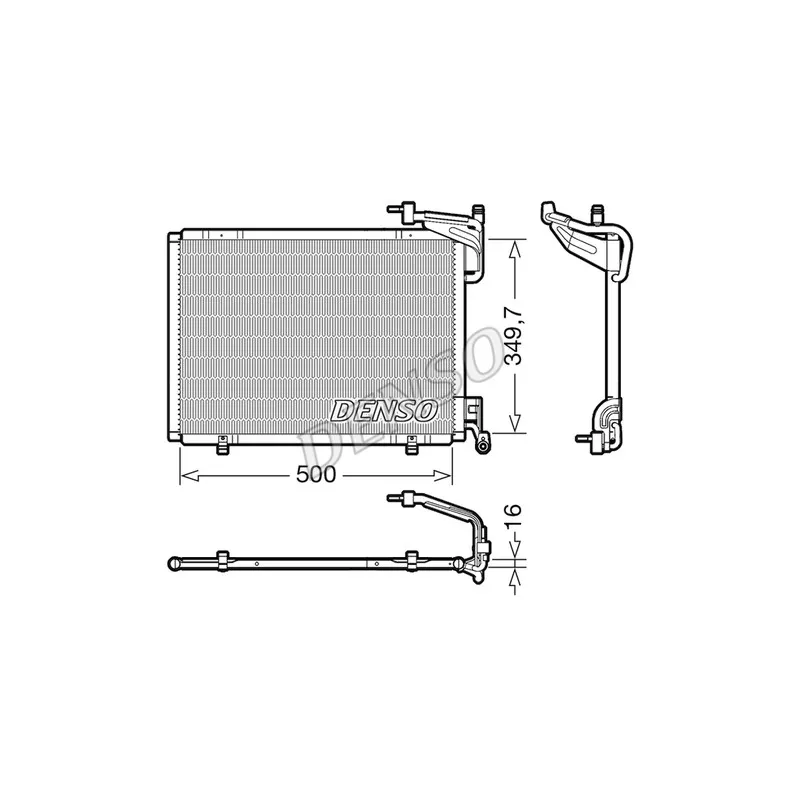 Condenseur, climatisation DENSO DCN10054