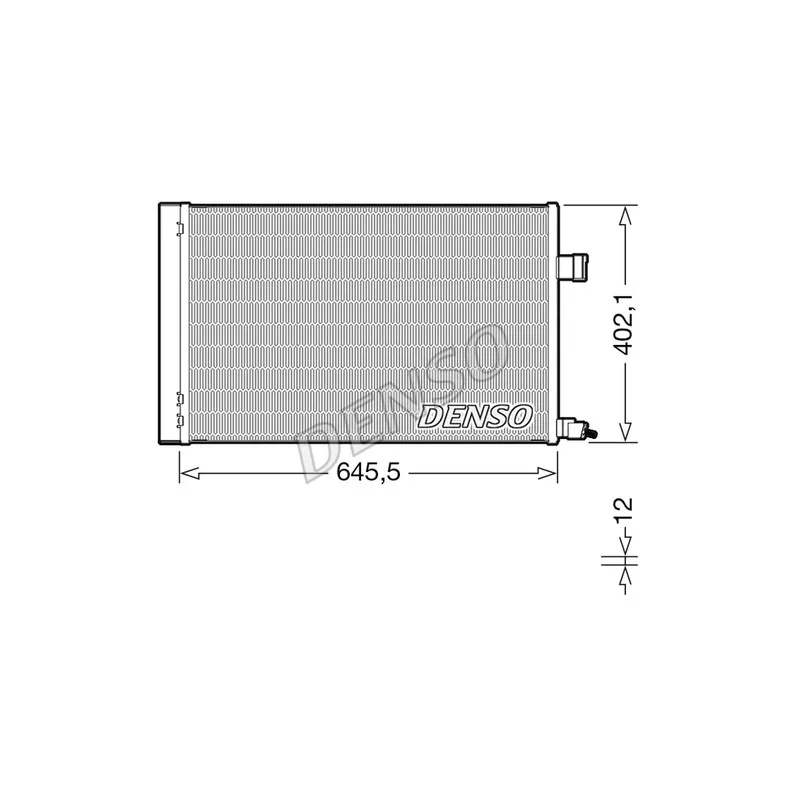 Condenseur, climatisation DENSO DCN11009