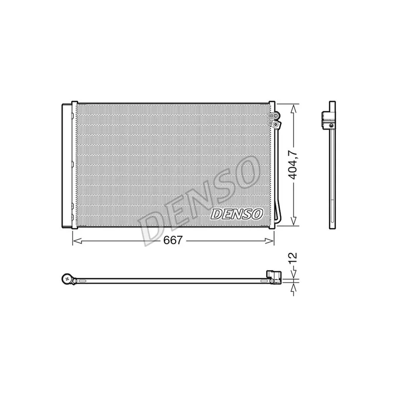 Condenseur, climatisation DENSO DCN17062