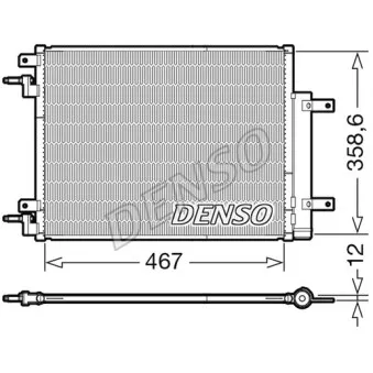 Condenseur, climatisation DENSO DCN20046
