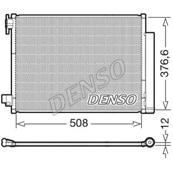 Condenseur, climatisation DENSO DCN23052