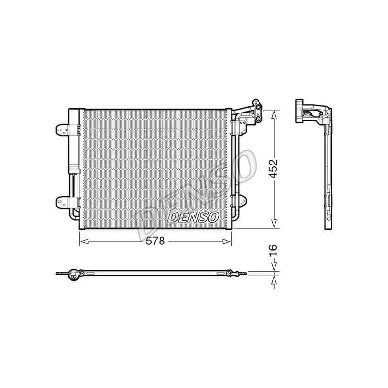 Condenseur, climatisation DENSO DCN32067