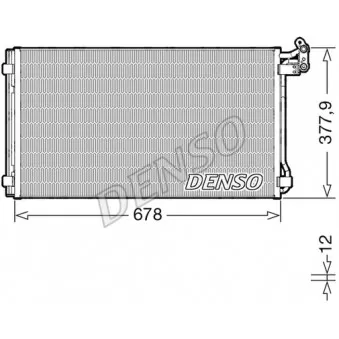 Condenseur, climatisation DENSO DCN32068