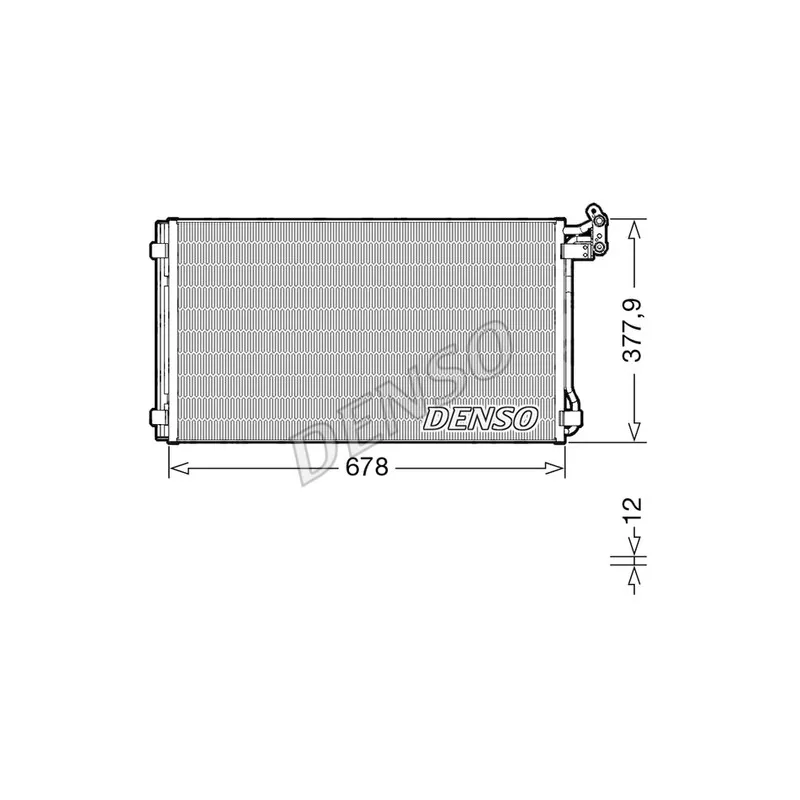 Condenseur, climatisation DENSO DCN32068