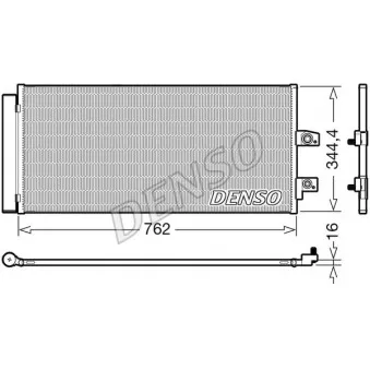 Condenseur, climatisation DENSO DCN33016