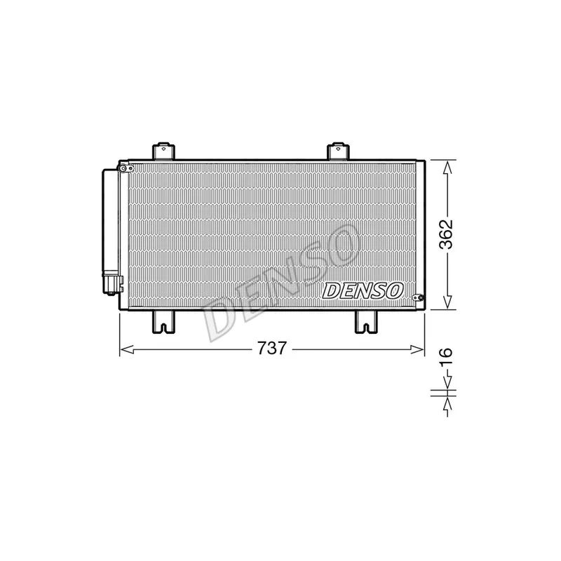 Condenseur, climatisation DENSO DCN40029