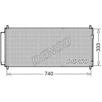 Condenseur, climatisation DENSO