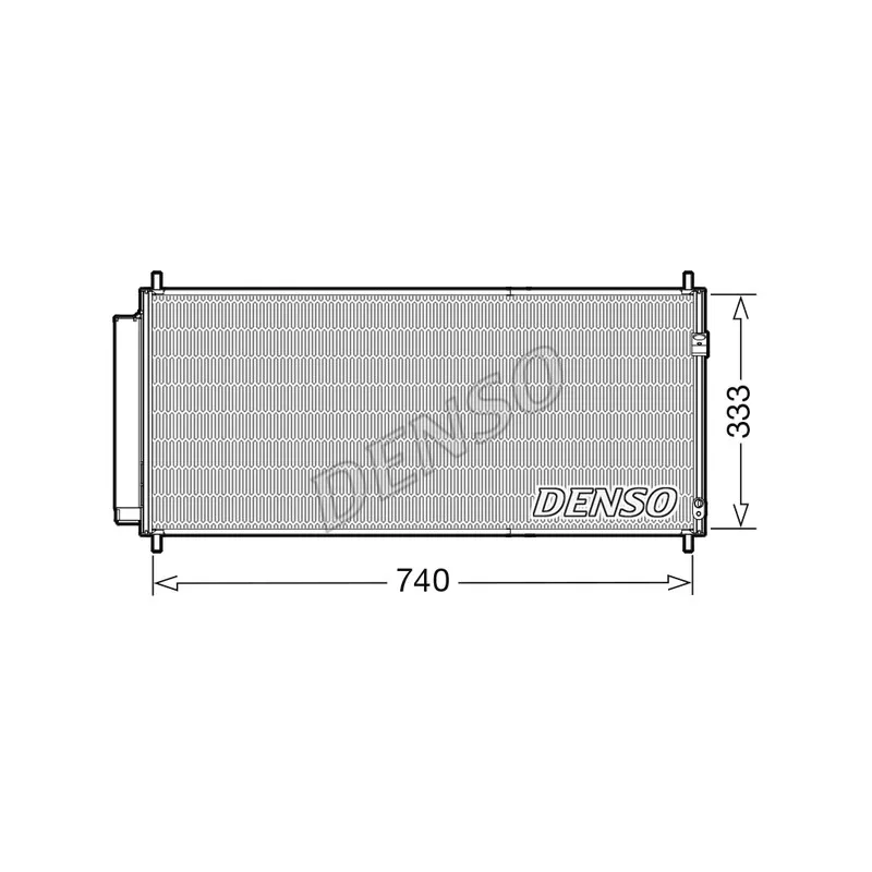 Condenseur, climatisation DENSO DCN40030