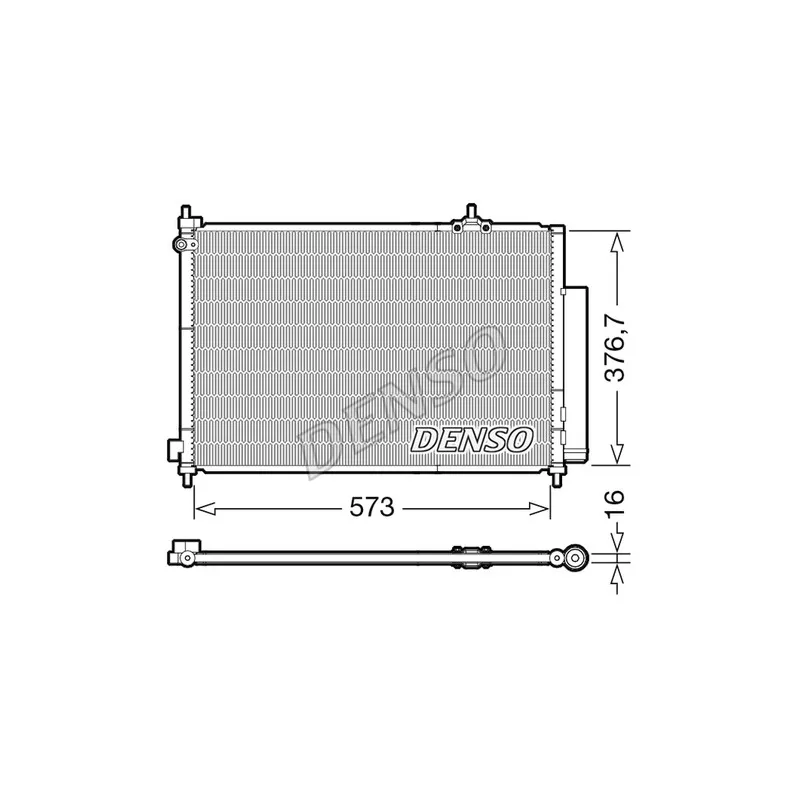 Condenseur, climatisation DENSO DCN40031