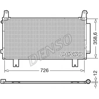 Condenseur, climatisation DENSO DCN40032