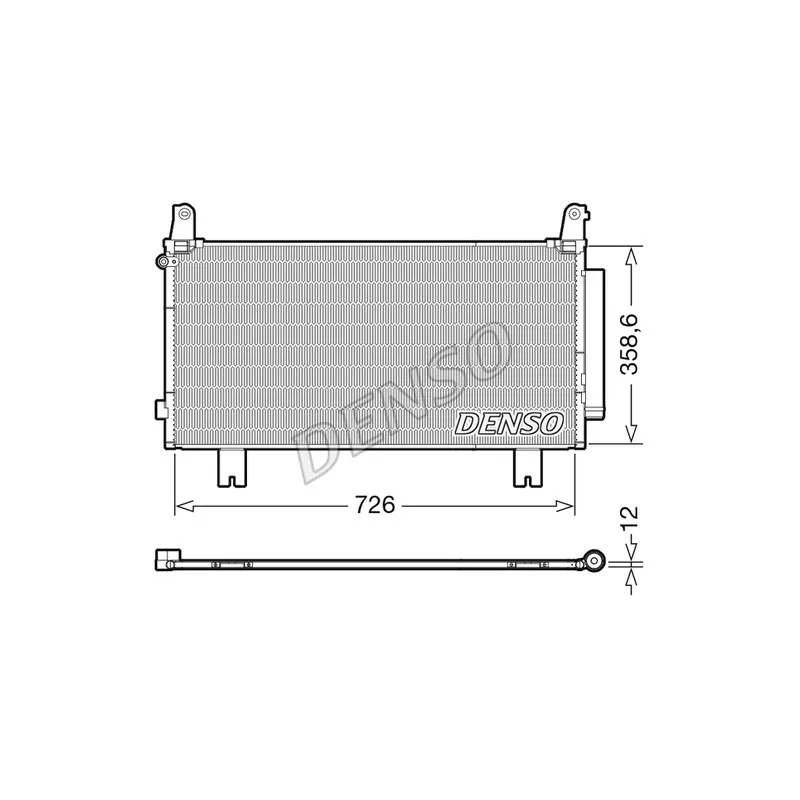 Condenseur, climatisation DENSO DCN40032