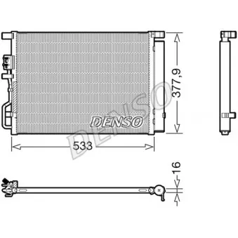 Condenseur, climatisation DENSO DCN41018