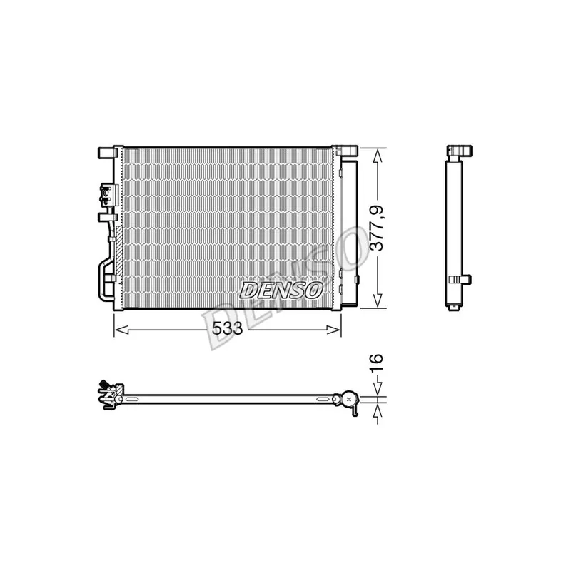Condenseur, climatisation DENSO DCN41018