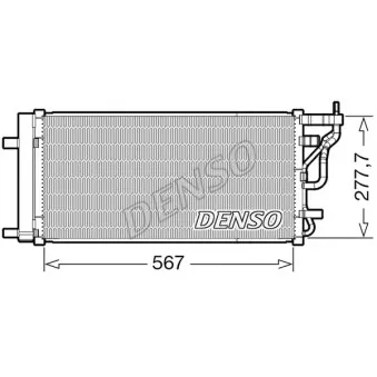 Condenseur, climatisation DENSO