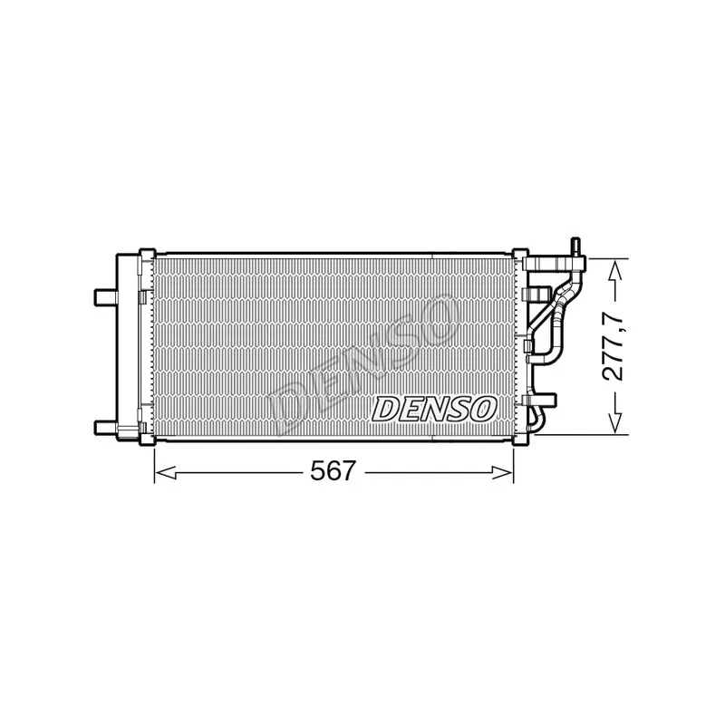 Condenseur, climatisation DENSO DCN41024