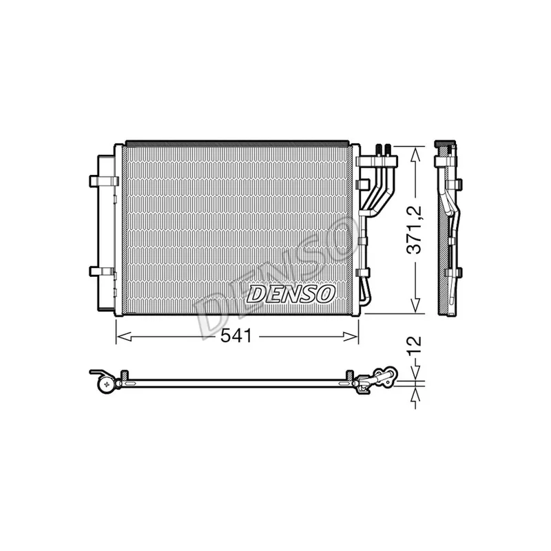Condenseur, climatisation DENSO DCN43010