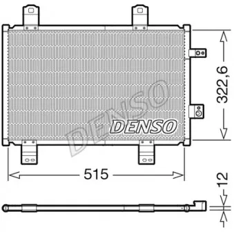 Condenseur, climatisation DENSO DCN44018