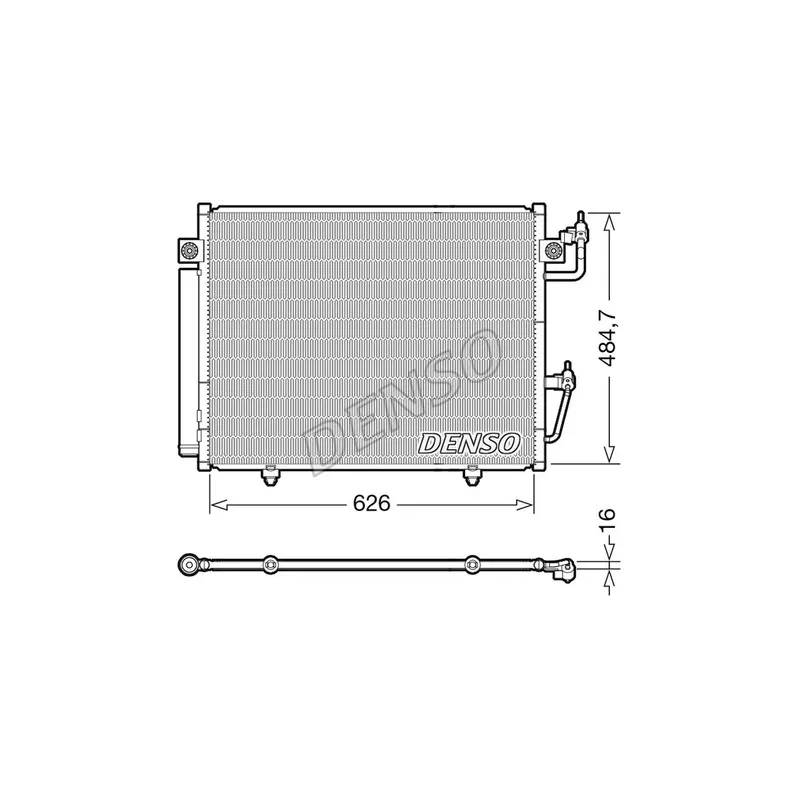 Condenseur, climatisation DENSO DCN45009