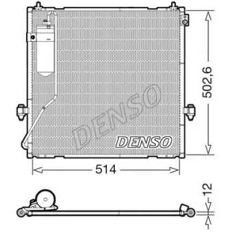 Condenseur, climatisation DENSO DCN45010