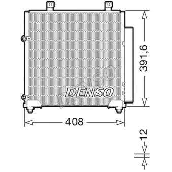 Condenseur, climatisation DENSO DCN45012
