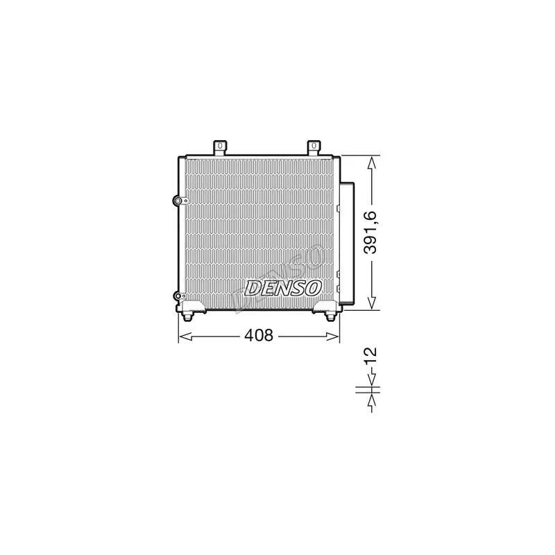 Condenseur, climatisation DENSO DCN45012