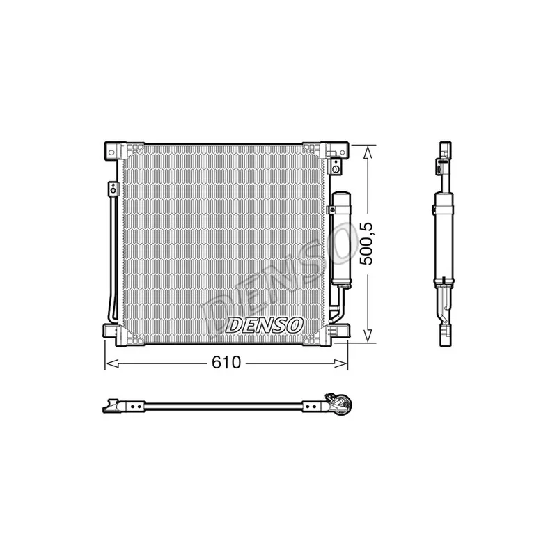 Condenseur, climatisation DENSO DCN45013