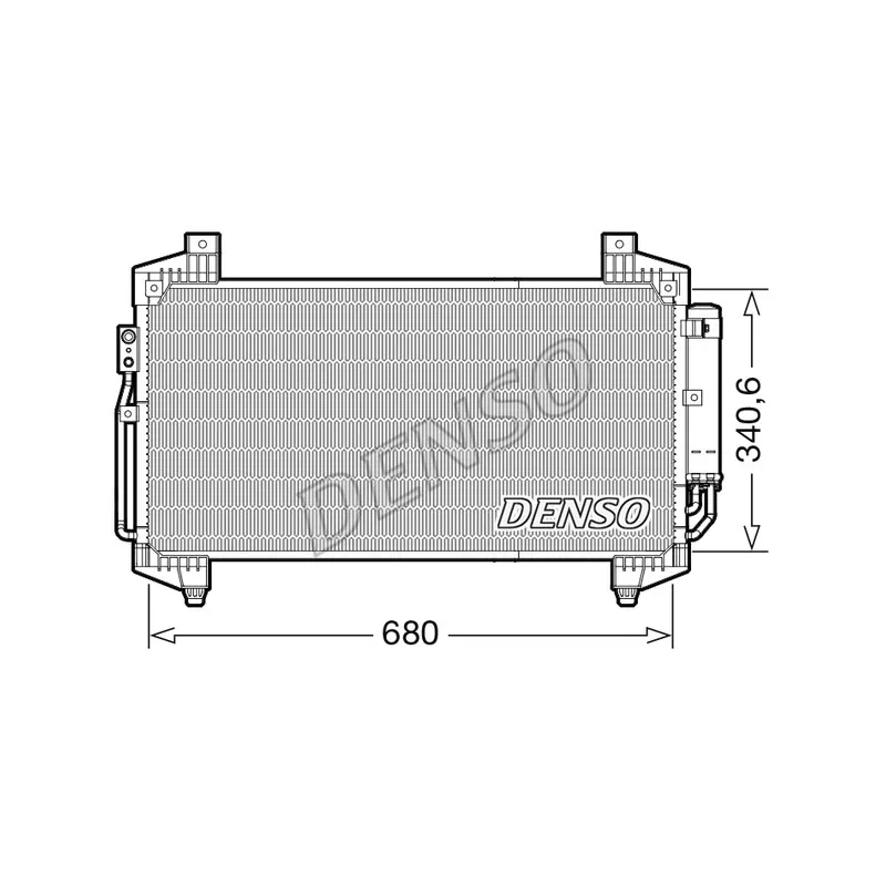 Condenseur, climatisation DENSO DCN45014