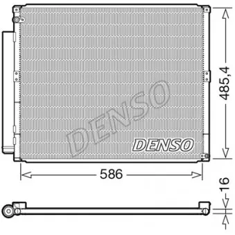 Condenseur, climatisation DENSO