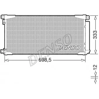Condenseur, climatisation DENSO