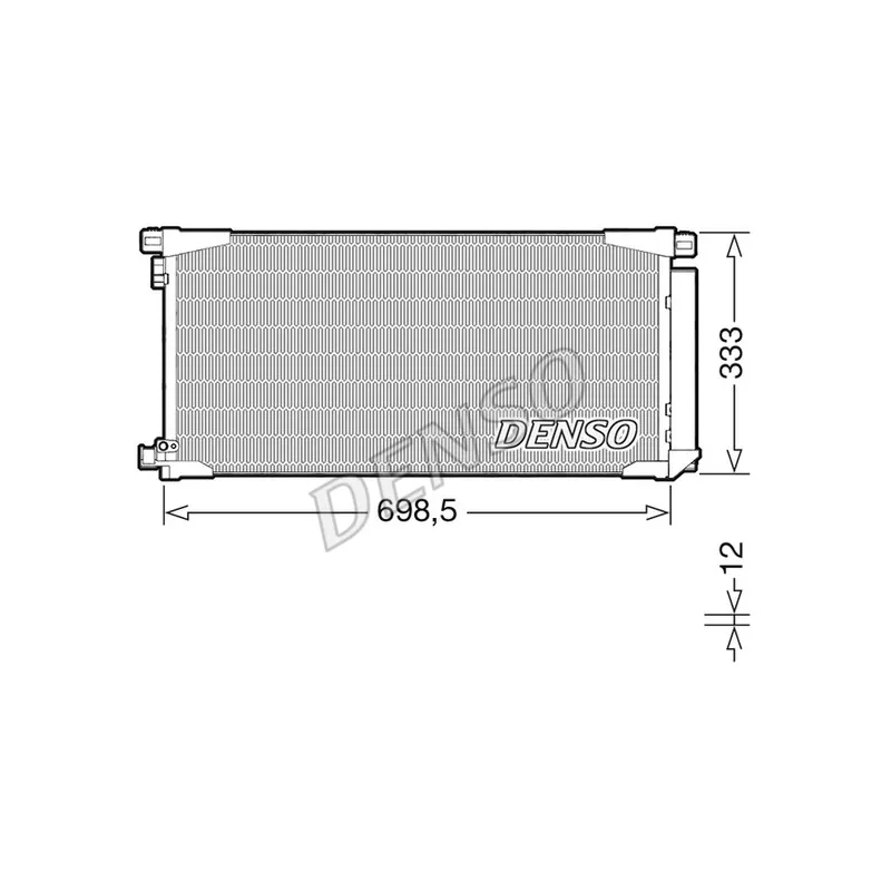 Condenseur, climatisation DENSO DCN50115